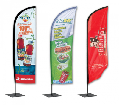 drapeau publicitaire pizza 1