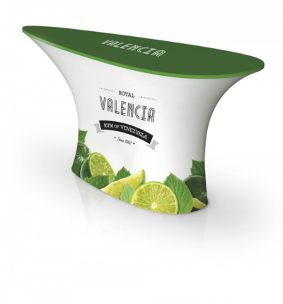 table ovale personnalisée