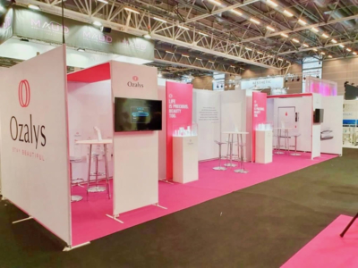 galerie stand tubulaire contour