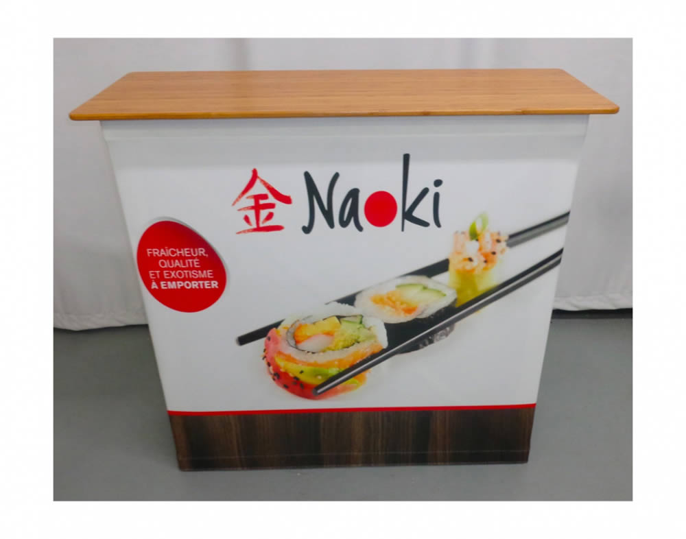 comptoir parapluie en tissu