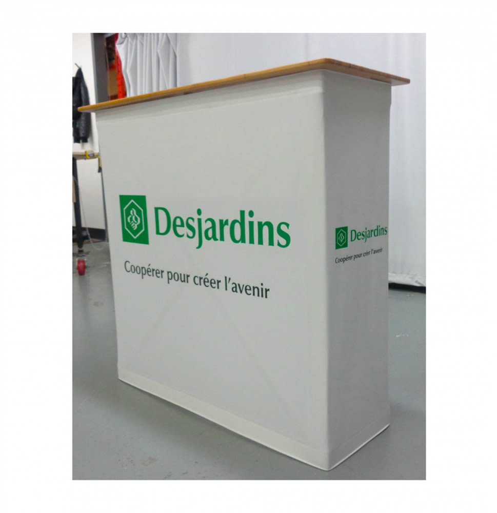 comptoir parapluie en tissu