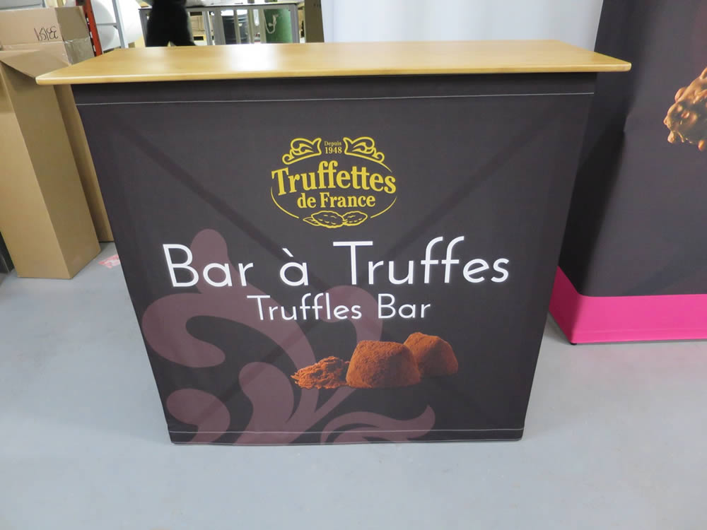 comptoir parapluie en tissu