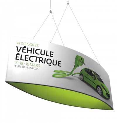 enseigne elinguee en forme ovale