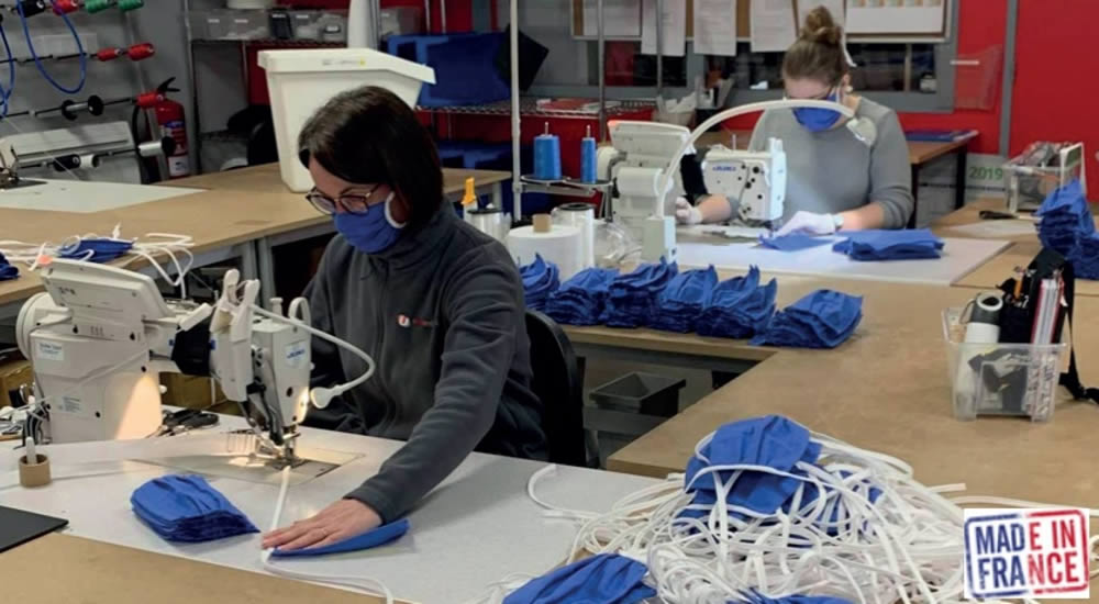 masque personnalisé entreprise