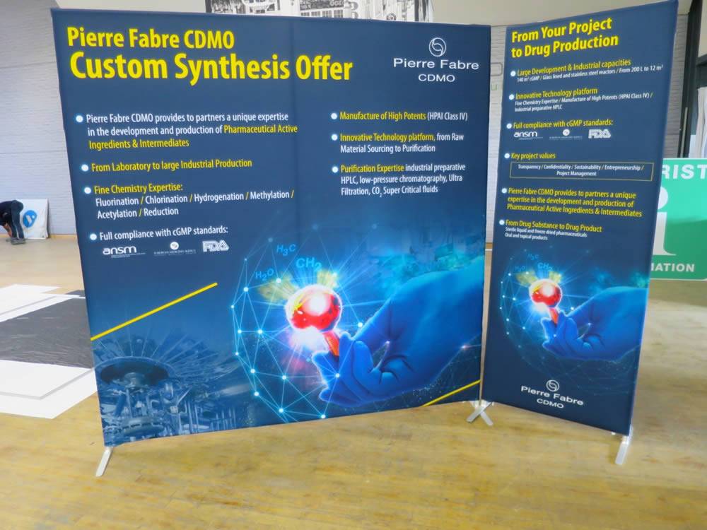 galerie stand tubulaire contour