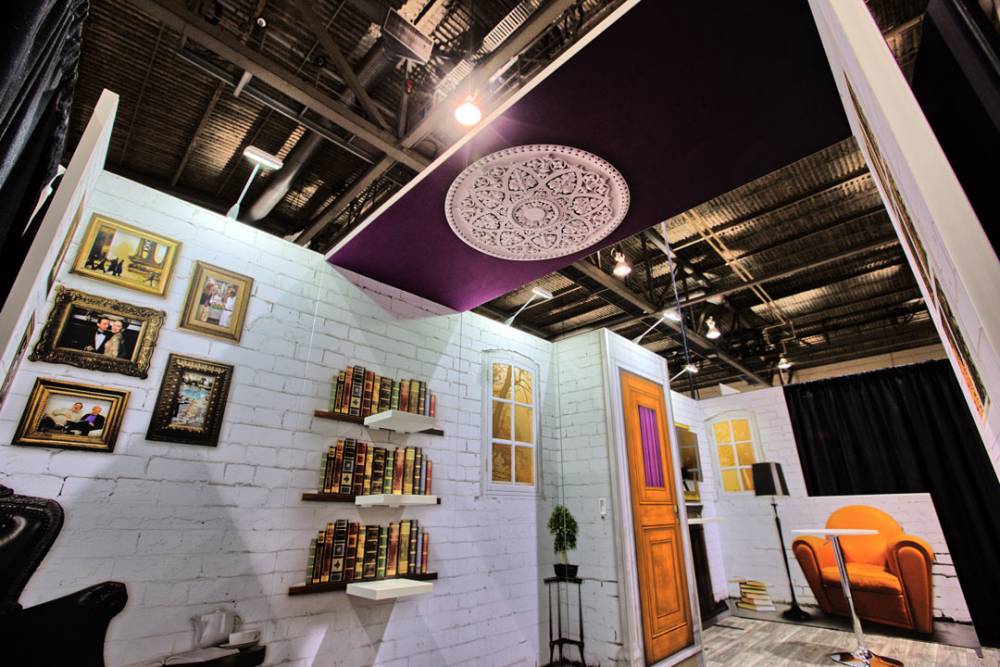 galerie stand tubulaire contour