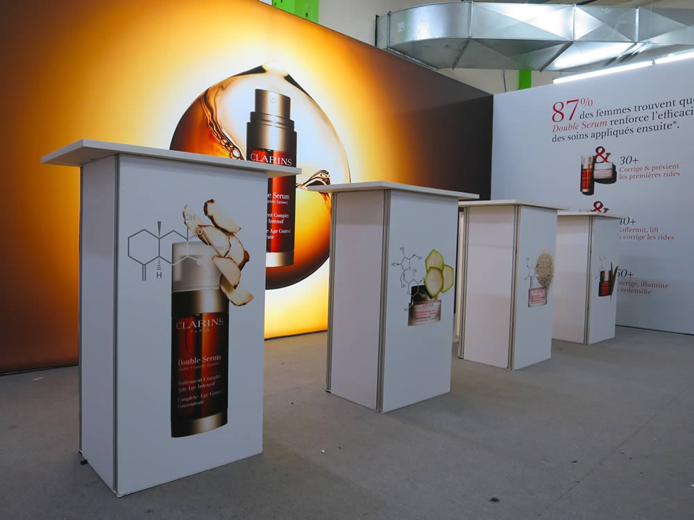 comptoir stand avec porte