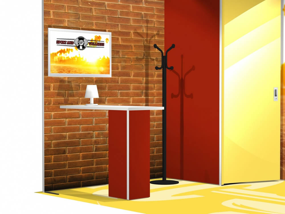 stand reconfigurable 18 m²