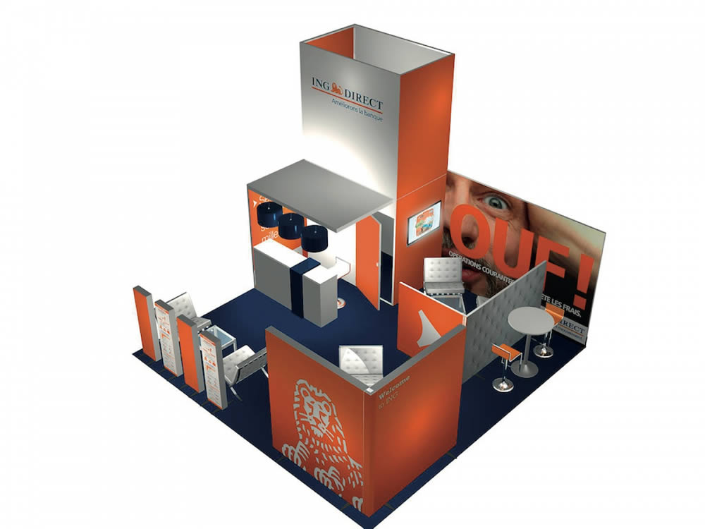 stand sur mesure 36m²