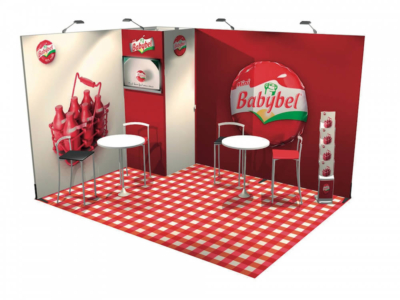 stand transportable 12m² avec remise