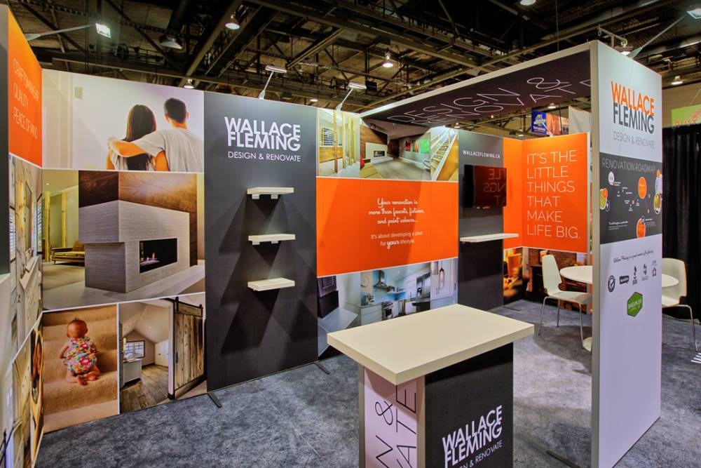 galerie stand tubulaire contour